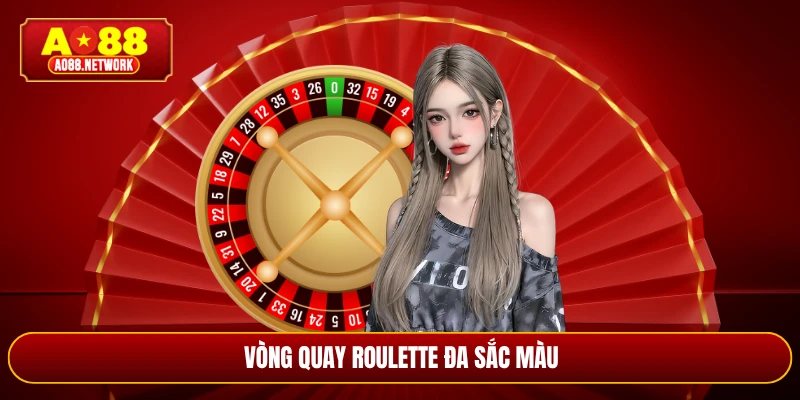 Vòng quay roulette đa sắc màu